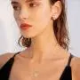 Turandoss Gold Initial Lock Necklaces for Women, 14K Gold Plated Dainty Personalized Initial CZ Letter Padlock Pendant Gold Lock Necklaces for Women Girls Trendy Jewelry Gifts