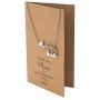 Quan Jewelry Handmade Mothers Day Gifts, Mom Daughters Necklace 2 Birds Pendant, Necklaces for Women, Presents for Mama, Grandma, Stepmom, Thank You Appreciation Birthday Card, 16-in to 18-in (3 Birds)