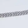 EVER FAITH Womens Round Full Cubic Zirconia Bridal Tennis Bracelet Clear Silver-Tone EVER FAITH Womens Round Full Cubic Zirconia Bridal Tennis Bracelet Clear Silver-Tone