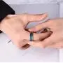 N-brand 8MM Tungsten Carbide Ring Stainless Steel Love Pattern Beveled Couples Promise Ring for Engagement Wedding Bands High Polish Jewelry Gifts Comfort Fit Size 7-12