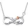 Infinity Necklaces for Women Sterling Silver Rose Necklaces Birthday Mothers Day Gifts for Mom Girlfriend Wife Daughter
