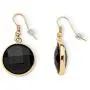 Palm Beach Jewelry Gold Tone Drop Earrings and Station Necklace Set, Round Black and White Crystals, 40'' Palm Beach Jewelry Gold Tone Drop Earrings and Station Necklace Set, Round Black and White Crystals, 40''