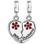 JMQJewelry Wife Husband Heart Love Charm Birthday Birthstone Month Clover Dangle Charms for Bracelets Women Jewelry Valentines Day Christmas