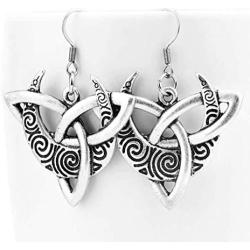 HAQUIL Viking Jewelry Alloy Viking Amulet Drop Dangle Earrings for Women