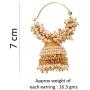 YouBella Ethnic Jewelry Bollywood Traditional Indian Pearl Jhumki Earrings for Women and Girls