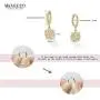 Mevecco Gold Dainty Dangle Hoop Earrings for Women 14K Gold Plated Delicate cute Geometric Triangle Cone Dangle Earrings Mevecco Gold Dainty Dangle Hoop Earrings for Women 14K Gold Plated Delicate cute Geometric Triangle Cone Dangle Earrings