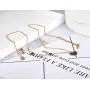 AAABBB Stainless Steel 4Pcs Heart Charm Choker Necklace Jewelry Trendy Acrylic Pendant Necklace for Women AAABBB Stainless Steel 4Pcs Heart Charm Choker Necklace Jewelry Trendy Acrylic Pendant Necklace for Women