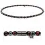 Accents Kingdom Red Tigers Eye Bead Hematite Classic Magnetic Necklace Accents Kingdom Red Tigers Eye Bead Hematite Classic Magnetic Necklace