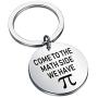 CENWA Come to Math Side We Have Pi Funny Pi Day Gift Math Teacher Jewelry Math Jewelry Gift for Math Teacher, Mathematics Lover