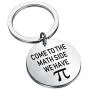 CENWA Come to Math Side We Have Pi Funny Pi Day Gift Math Teacher Jewelry Math Jewelry Gift for Math Teacher, Mathematics Lover