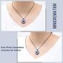 Minicremation Cremation Jewelry Urn Necklace for Ashes for Pet, Cute Pet Pendant Dog Paw Necklace for Woman Men with Filling Kit