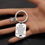 Gzrlyf Sea Turtle Keychain Advice from a Sea Turtle Dog Tag Inspirational Gifts for Sea Turtle Lover Beach Lover