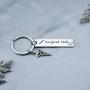 Surgical Keychain Surgical Tech Surgical Technologist Gift Jewelry for Surgical Nurse Doctor Medical(surgical tech KR)