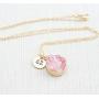 Sorority Shop Delta Zeta Sisterhood Druzy Necklace