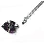 Heart Cremation Urn Necklace for Ashes Urn Jewelry Memorial Pendant with Fill Kit and Gift Box - Always on My Mind Forever in My Heart
