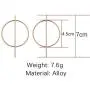 Big Circle Round Dangle Earrings Exaggerated Hollow Circle Link Stick Bar Drop Stud Earrings for Women Girls (Gold) Big Circle Round Dangle Earrings Exaggerated Hollow Circle Link Stick Bar Drop Stud Earrings for Women Girls (Gold)
