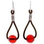 Novica Spring Passion Carnelian Dangle Earrings For Girls Womens