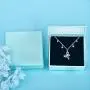 Jemplestic Butterfly Necklace 925 Sterling Silver Necklace for Women Pendant Necklace Gifts for Wife Girlfriend Jewelry for Daughter Girls Best Friends