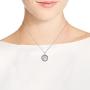 AeraVida Mystic Celtic Frame Eternal Tree of Life .925 Sterling Silver Pendant Necklace