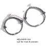 PIPIDREAM 2Pcs Valentines Day Couple Bracelet for Women Love Friendship Rope Braided Distance Bangle Magnetic Bracelets Paired Jewelry Lover Men Bracelet