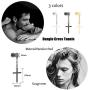Jewdreamer 15 Pairs Stainless Steel Stud Dangle Earrings Set for Men Women Cool Huggie Hoop Earring Piercing