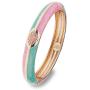 UJOY Cloisonne Bracelet Colorful Cloisonne Design Gold Plated Hinge Enamel Bangle Jewelry for Women Girls 55A41