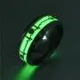 hohrayway Fashion Dark Luminous ECG Ring Stainless Steel Ring Promise Heartbeat Ring Glowing Jewelry for Men Women hohrayway Fashion Dark Luminous ECG Ring Stainless Steel Ring Promise Heartbeat Ring Glowing Jewelry for Men Women