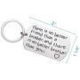 LParkin Big Brother Gifts Christmas Keychain There is No Better Friend Than a Brother and There is No Better Brother Than You Gift for Friend Family Jewelry