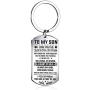 Stainless Steel Inspirational Keychain Gifts to My Son Graduation Gift for kids from son letter TO MY SON,I LOVE YOU SO,YOU ARE SO SPECLAL,I HOPE YOU KNOW.WITH EVERY DAY love mom