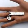 CENWA 1st 5th 10th 20th Wedding Anniversary Keychain for Couples First Anniversary Five Ten Twenty Years Anniversary Jewelry