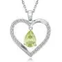 HAOSG 925 Sterling Silver Love Heart February Birthstone Created Amethyst Necklace Valentines Day Birthday Jewelry Gifts for Her Women Girls, 16''+2'' Adjustable Chain