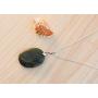 Art of Creation Natural Stone Oval Shape Orgone Green Aventurine Pendant | Reiki Energy Charged | EMF Protection | Healing Crystals Spiritual Jewelry For Unisex