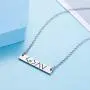 LParkin God is Greater Than The Highs and Lows Specific Bar Necklace Gold Coordinates Bar Necklaces