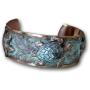 Elaine Coyne Classic Sea Turtle Cuff Bracelet - Verdigris Patina Brass