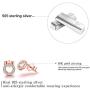 ✦Gifts for Christmas✦18K Gold Plating 925 Sterling Silver CZ Simulated Diamond Earrings Mini Delta,Halo Stud Earrings Cubic Zirconia Hypoallergenic Earrings for Women and Girls