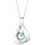 Sterling Silver Chiseled Pendant Necklace available in various colored stones Sterling Silver Chiseled Pendant Necklace available in various colored stones