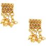 Bodha Traditional Indian Temple Gold Jewelry Necklace Set 22K with Earrings for Women & Girls (SJ_2683)