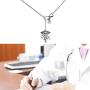 KUIYAI Stethoscope Nurse Hat Lariat Y Necklace with RN Syringe Charms for Nurse Doctor