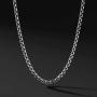 Verona Jewelers Real 925 Sterling Silver 2MM - 5MM Solid Round Box Link Necklace and Bracelet, Chain For Men Women Boys Girls, Rhodium Chain, Extra Durability, 16-30 Inch