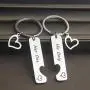 TOGON Couple Keychain Set His Crazy Her Weirdo Promise Jewelry Gift Wedding Gift for Lover Boyfriend Girlfriend 2pcs TOGON Couple Keychain Set His Crazy Her Weirdo Promise Jewelry Gift Wedding Gift for Lover Boyfriend Girlfriend 2pcs