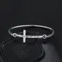 Zuo Bao Christian Bracelet Faith Bracelet Let Your Faith be Bigger Than Your Fear Cross Bracelet Religious Jewelry Gift for Her