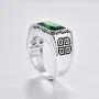 Merthus Antique Style Jewelry Synthetic Black Spinel Mens 925 Sterling Silver Wedding Band Ring Merthus Antique Style Jewelry Synthetic Black Spinel Mens 925 Sterling Silver Wedding Band Ring