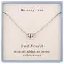 Best Friend Necklaces Sterling Silver 2 Bead Necklace for Best Friends, Sister Gifts from Sister, BFF Gifts Best Friend Necklaces Sterling Silver 2 Bead Necklace for Best Friends, Sister Gifts from Sister, BFF Gifts