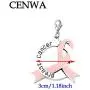 CENWA Pink Ribbon Enamel Breast Cancer Awareness Necklace/Zipper Pull Pink Awareness Breast Cancer Support Gift Keep Fighting Jewelry CENWA Pink Ribbon Enamel Breast Cancer Awareness Necklace/Zipper Pull Pink Awareness Breast Cancer Support Gift Keep Fighting Jewelry