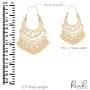 RIAH FASHION Bohemian Chandelier Coin Dangle Earrings - Gypsy Lightweight Filigree Disc Charm Tassel Ethnic Hoops RIAH FASHION Bohemian Chandelier Coin Dangle Earrings - Gypsy Lightweight Filigree Disc Charm Tassel Ethnic Hoops