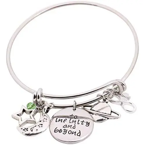 HANRESHE Bangle Jughead Adjustable DIY Bracelet Message Charm Expandable Wire Bangle Bracelet HANRESHE Bangle Jughead Adjustable DIY Bracelet Message Charm Expandable Wire Bangle Bracelet