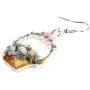 DOWAY Acrylic Easter Basket Eggs Bunny Rabbit Earrings Drop Dangle Jewelry Gifts for Women Girls Funny Party Decoration