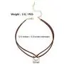 Mudder Velvet Gothic Choker Necklaces Double Layer Punk Chokers for Women and Girls, 3 Pieces