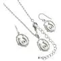 Montana Silversmiths Wreathed Horseshoe Treasure Jewelry Set Montana Silversmiths Wreathed Horseshoe Treasure Jewelry Set
