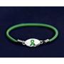 Fundraising For A Cause | Green Ribbon Awareness Stretch Bracelets - Inexpensive Bracelets for Organ Donation, Cerebral Palsy, Liver Cancer, Mental Health Awareness, Bipolar Awareness and Gift-Giving